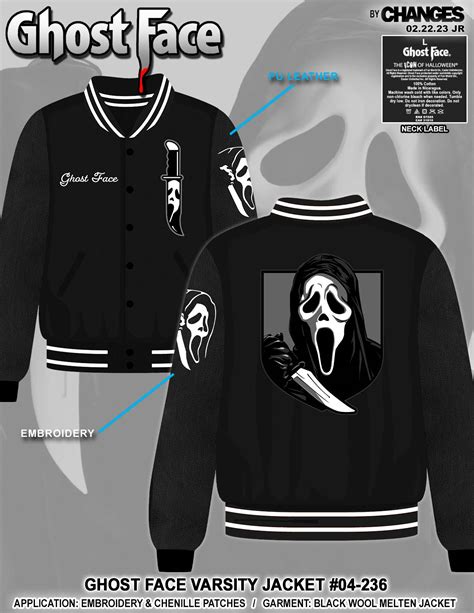 ghost varsity jacket